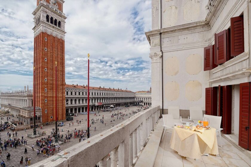 luxury terrace in Venice